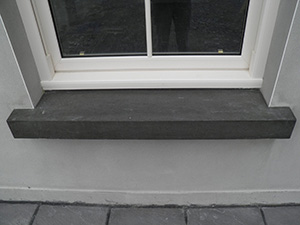 Can't afford granite Cills but you want the granite look. We produce a wide range of window cills and we can make them to order in black for that granite effect.